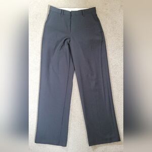 Juinor, Kids Chaps High Waisted Straight Leg Black Dress Pants/ Slacks